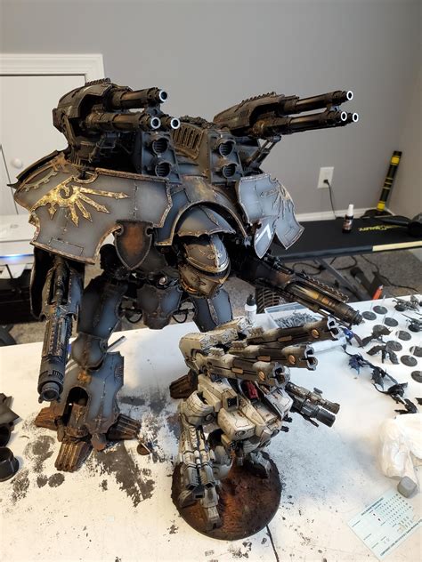 Taunar Vs Warlord Titan Comparison Rtau40k