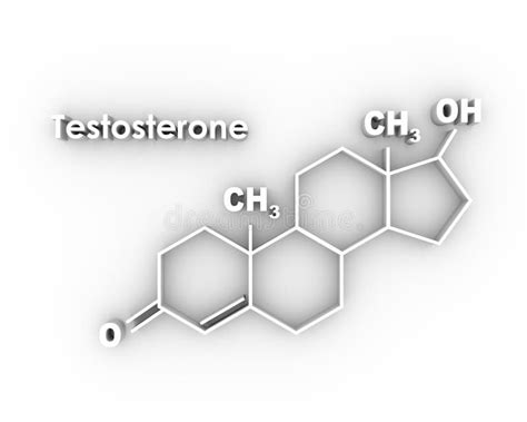 Testosterone Molecular Structure Stock Illustrations 240 Testosterone