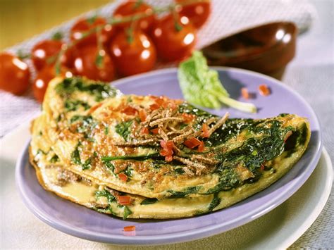 Spinach And Tomato Omelet Recipe Eat Smarter Usa