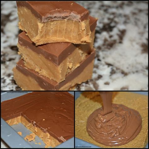 Chocolate Peanut Butter Candy Bars Hugs And Cookies Xoxo