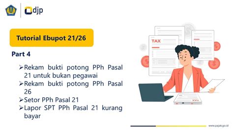 Part Ebupot Setor Pph Pasal Dan Lapor Spt Pph Kurang Bayar