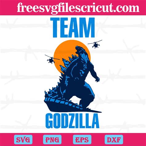 Team Godzilla Svg Png Dxf Eps Cricut Free Svg Files For Cricut