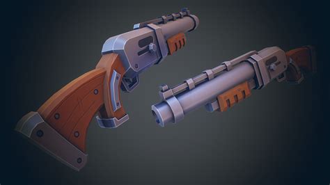 Artstation Stylized Shotgun