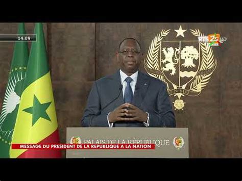 INTREGRALITE DU DISCOURS DU PRESIDENT MACKY SALL YouTube