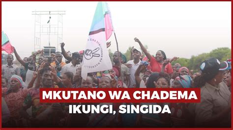 LIVE MKUTANO WA CHADEMA IKUNGI SINGIDA YouTube