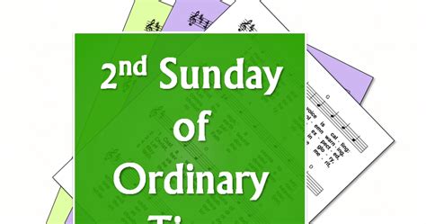 LiturgyTools.net: Hymns for the 2nd Sunday of Ordinary Time, Year B (14 ...