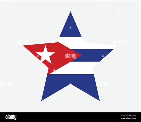 Bandera Estrella De Cuba Bandera Cubana En Forma De Estrella