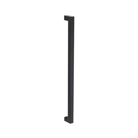 Polo Square Entrance Pull Handle Matt Black Finish Zanda Architectural