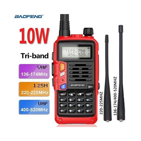 Walkie Talkie Uv S Plus Tri Banda De Baofeng