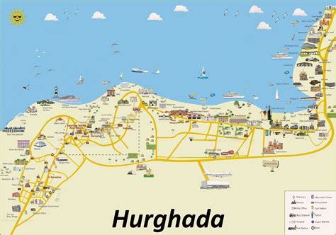 Hurghada Map Egypt Discover Hurghada With Detailed Maps