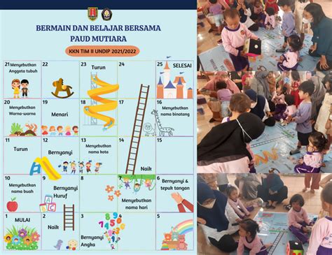 Inovatif Kreasi Media Pembelajaran Ular Tangga Dirancang Mahasiswa Kkn