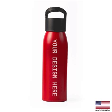 Red Water Bottle 24oz