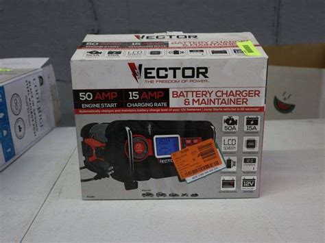 Vector Battery Charger And Maintainer Matthews Auctioneers