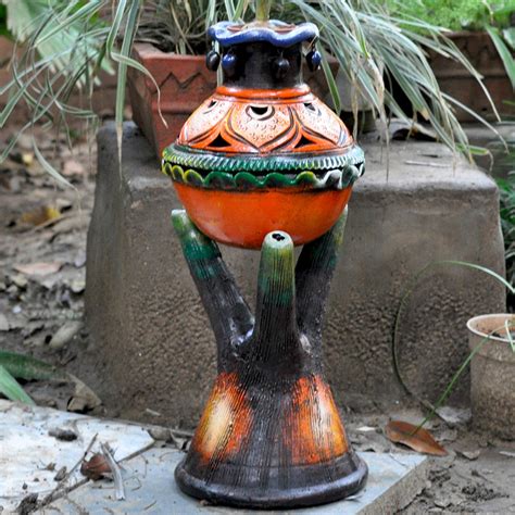 Terracotta Pot With Stand Mybageecha