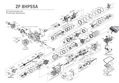 Transmission Repair Manuals Zf8hp45 Zf8hp70 Zf8hp55a Zf8hp90