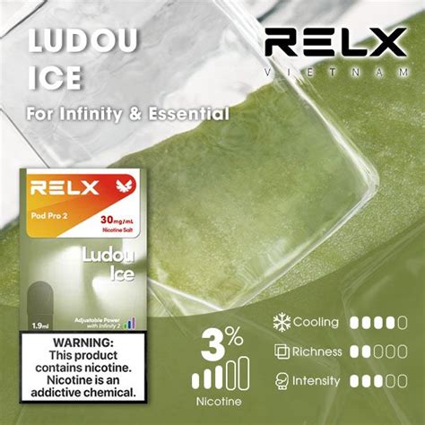 Ludou Ice Xanh L Nh Relx Pod For Relx Infinity Relx Essentia