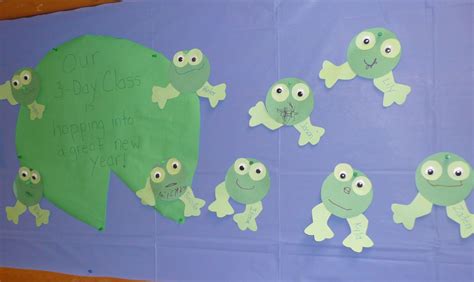 Frog Bulletin Board First Day Of School Simple Frog Craft Frog Crafts Frog Bulletin Boards