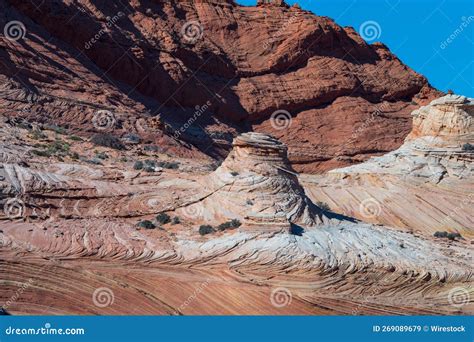 Aerial Shot Of The Coyote Buttes North Vermilion Cliffs National