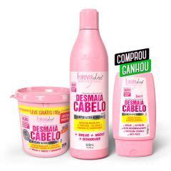 Kit Desmaia Cabelo Anti Frizz E Volume Forever Liss Shampoo Desmaia