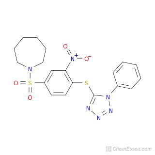 1 3 Nitro 4 1 Phenyl 1H 1 2 3 4 Tetrazol 5 Yl Sulfanyl Benzene