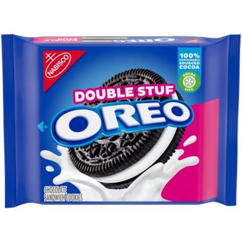 Oreo Double Stuf Chocolate Sandwich Cookies 1403 Oz King Soopers