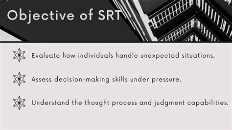 Situation Reaction Test Srt Pptx