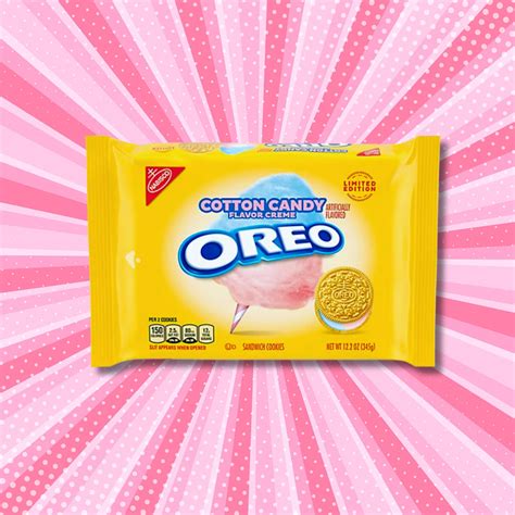 Cotton Candy Oreo Cookies Limited Edition Pop Snax