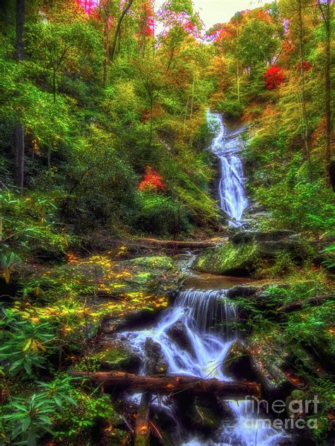 Mystical Waterfall Photograph by Amy Dundon