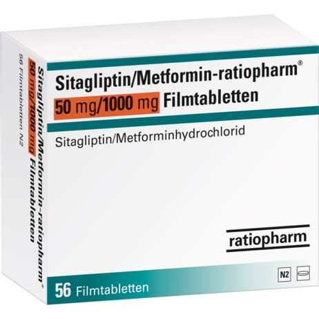 Sitagliptin Metformin Ratiopharm Mg Mg Filmtabletten