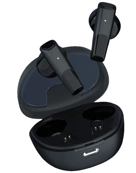 Vehop Power Pro Tws Earbud Bluetooth Earbuds With Mic Premium Design Up To 24 Hrs Playtime