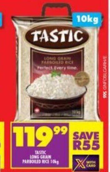 Tastic Long Grain Parboiled Rice Kg Offer At Shoprite