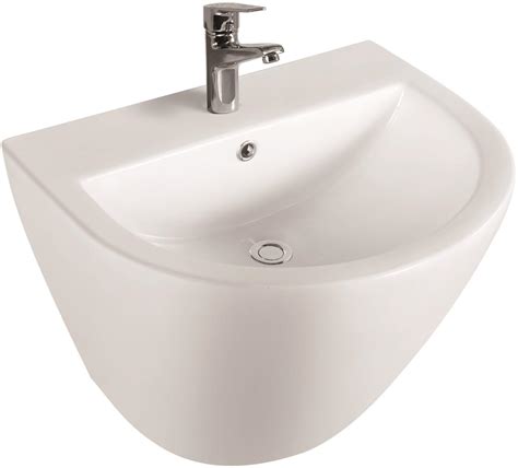 Elegant Modern Hotel Bathroom Sanitary Ware Wc Pedestal Basin Ceramic