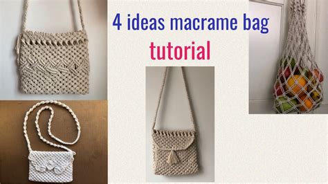 Macrame Bag Macrame Purse Tutorial Macrame Pouch Pattern Macrame