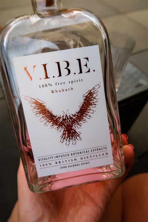 Non Alcoholic Rhubarb Gin From Vibe The Beauty Type Lifestyle