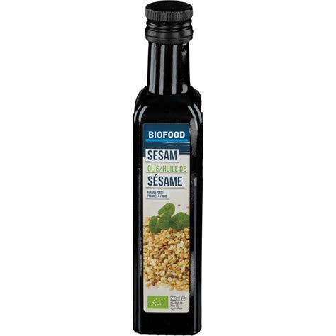 Biofood Sesamolie Koudgeperst Bio 250 Ml Farmaline