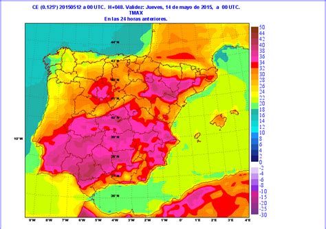 R Cords De Temperaturas En Espa A El Y De Mayo De