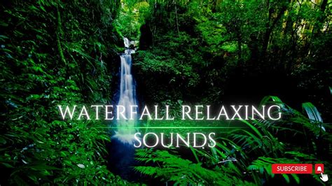 Waterfall River Nature Sounds With Beautiful Relaxing Piano Music