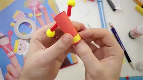 Marionette di carta per bambini da dito: tutorial fai da te - YouTube