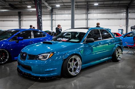 Blue Wrap On Subaru WRX Sedan BenLevy