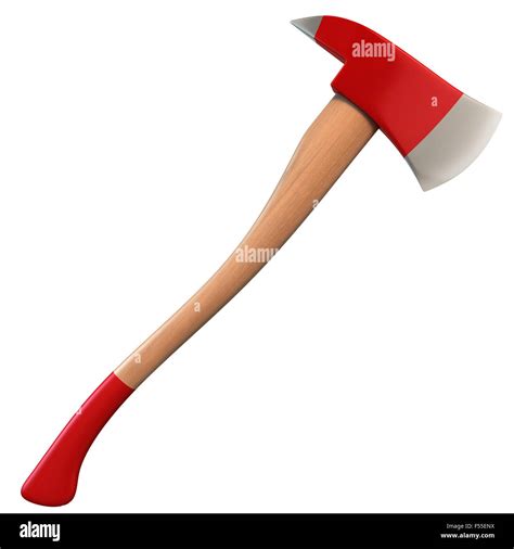 Firefighter Axe 3d Illustration Stock Photo Alamy