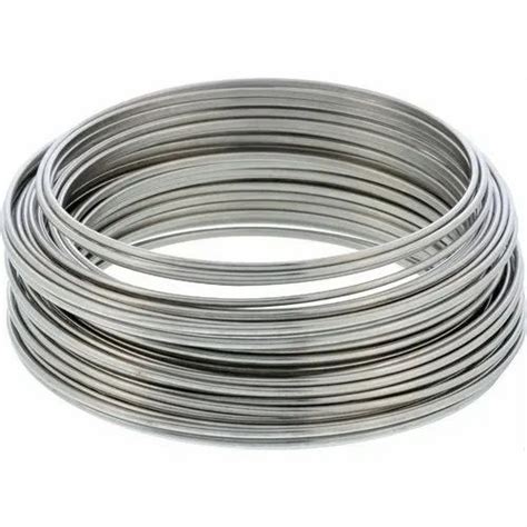 Silver Ss Wire Thickness 2mm 26mm Material Grade SS304 Rs 125 Kg