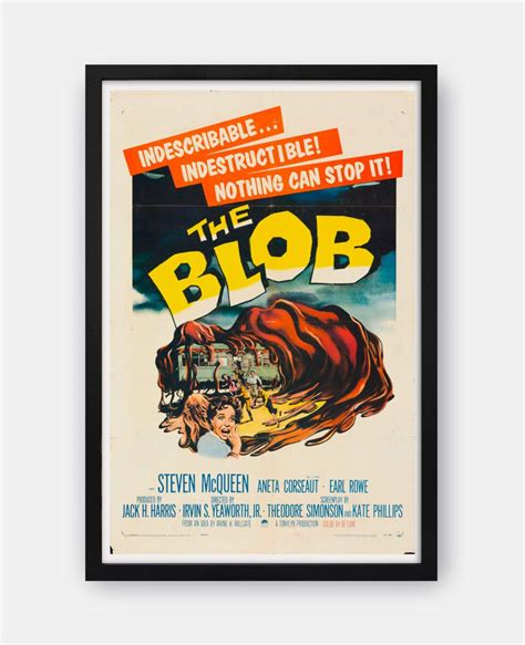 The Blob 1958 Movie Poster The Curious Desk