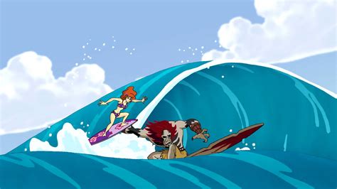 Daphne Blake Surfing In Aloha Scooby Doo 15 By Steamanddieselman On