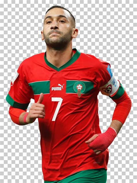 Download Hakim Ziyech transparent png render free. Morocco national ...