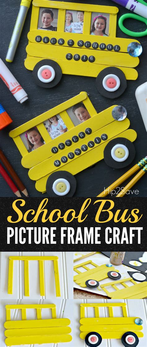 Easy Back To School Craft And Diy Idea Unique Photo Frame