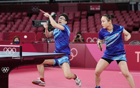 Olympics Japans Ito Mizutani Reach Table Tennis Mixed Doubles Semis