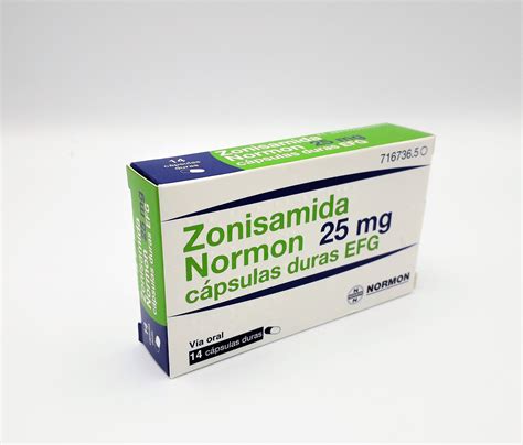 Zonisamida Normon Efg Mg Capsulas Blister Al Al Pa Pvc