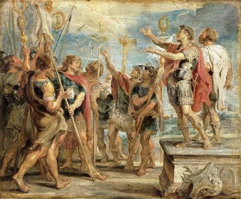 The Emblem Of Christ Appearing To Constantine Peter Paul Rubens