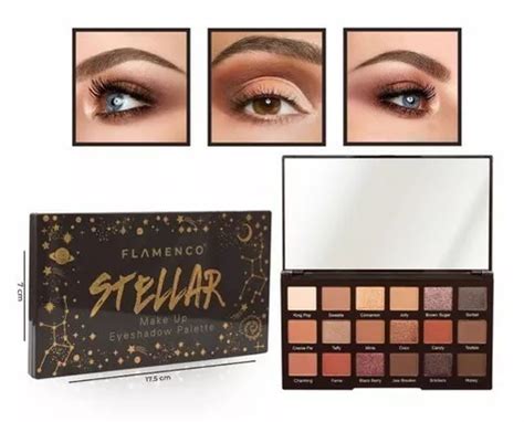 Paleta Tonos Sombra Ojos Nude Glam Stellar Maquillaje MercadoLibre