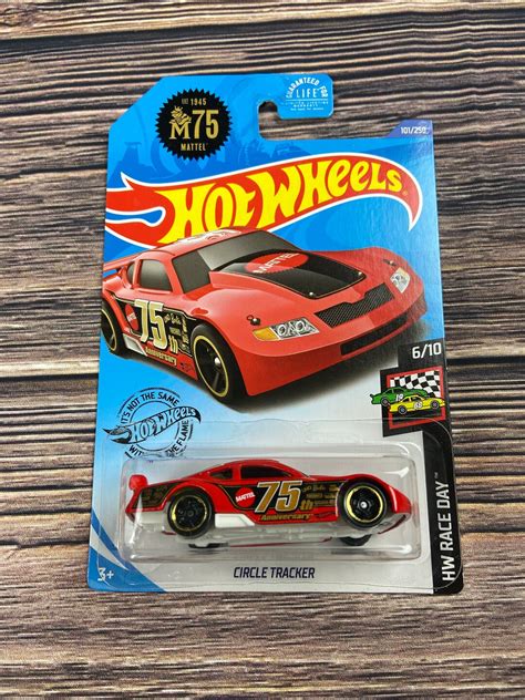 Hot Wheels NIB Circle Tracker Hot Wheels HW Race Day Mattel 75th Anniversary Car Mattel Cars
